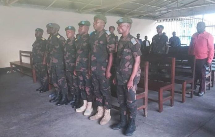 Nord-Kivu : 8 officiers de l’armée condamnés à mort pour fuite devant l’ennemi