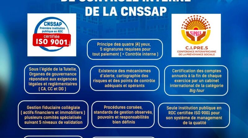 CNSSAP – GOUVERNANCE : HALTE AUX MENSONGES ET MANIPULATIONS MULTIFORMES. LE MODÈLE DU SYSTÈME DE CONTRÔLE INTERNE DE LA CNSSAP EST COMPARABLE À CELUI DES BANQUES AMÉRICAINES ET EUROPÉENNES (Tribune)