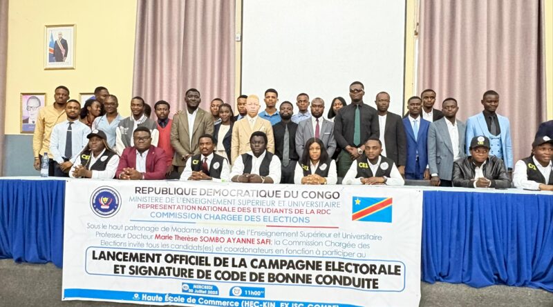 Kinshasa : Lancement officiel de la campagne électorale de la RNEC et la signature du Code de bonne conduite