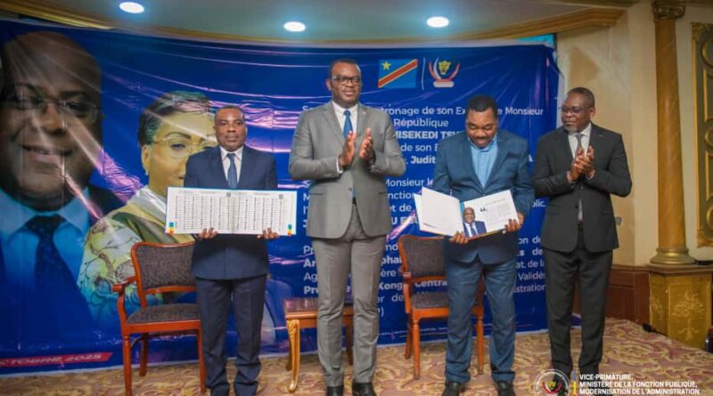 Réforme de l’Administration Publique : le VPM Jean-Pierre Lihau publie l’annuaire alphabétique et numérique des Agents et Fonctionnaires de l’État certifiés réguliers du Kongo Central