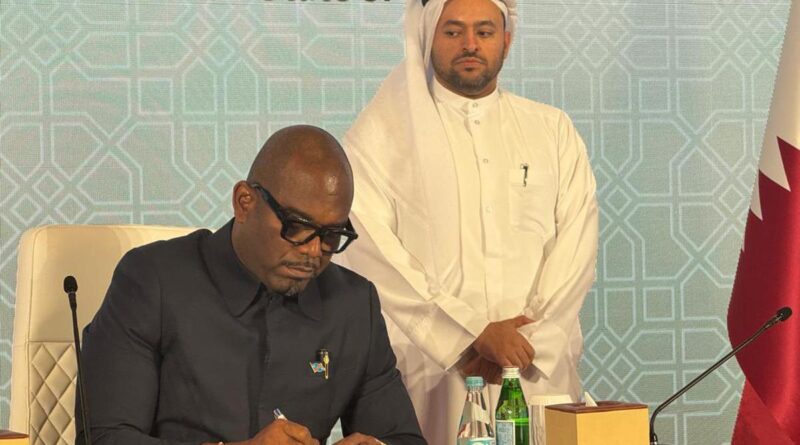 Signature de de paix entre gouvernement congolais et l’AFC -M23 pour la relance des négociations de paix