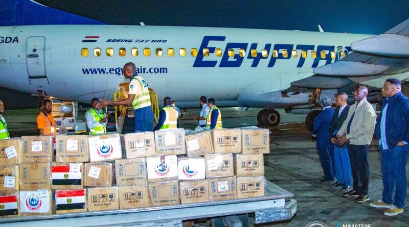 Ebola en RDC : l’Égypte envoie 2,5 tonnes de médicaments pour soutenir la riposte