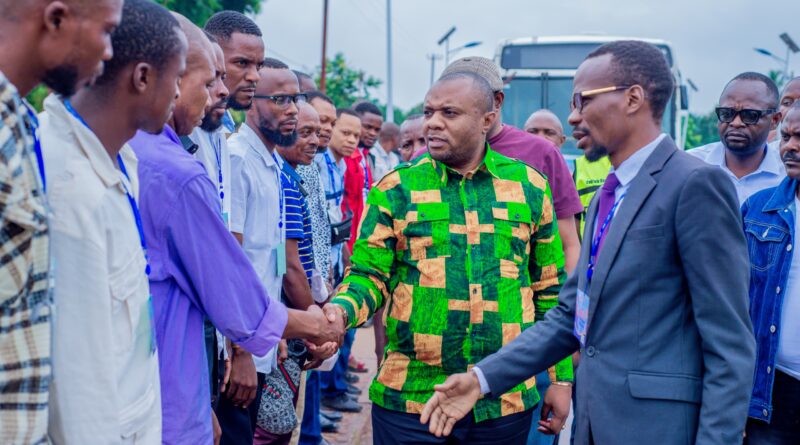 Kasaï : à Tshikapa, Jérémie Kilubu DG ai de Transco annonce la digitalisation de la billetterie et le renforcement du transport interurbain