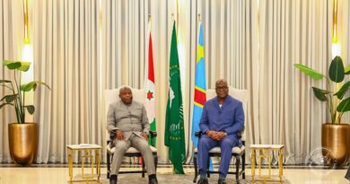 À Kinshasa, Ndayishimiye réitère l&rsquo;engagement du Burundi pour la stabilité de l&rsquo;Est de la RDC