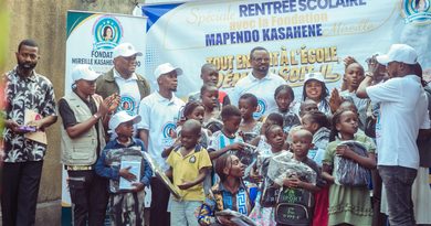 Rentrée scolaire 2026-2027 : la Fondation MAPENDO KASAHENE Mireille poursuit sa campagne en faveur des enfants orphelins et vulnérables Rentrée scolaire 2026-2027 : la Fondation MAPENDO KASAHENE Mireille poursuit sa campagne en faveur des enfants orphelins et vulnérables