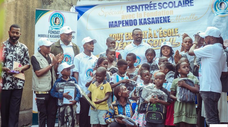 Rentrée scolaire 2026-2027 : la Fondation MAPENDO KASAHENE Mireille poursuit sa campagne en faveur des enfants orphelins et vulnérables Rentrée scolaire 2026-2027 : la Fondation MAPENDO KASAHENE Mireille poursuit sa campagne en faveur des enfants orphelins et vulnérables